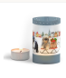 Preview: Windlicht „Christmas Village – Tibetan Terrier Joy“